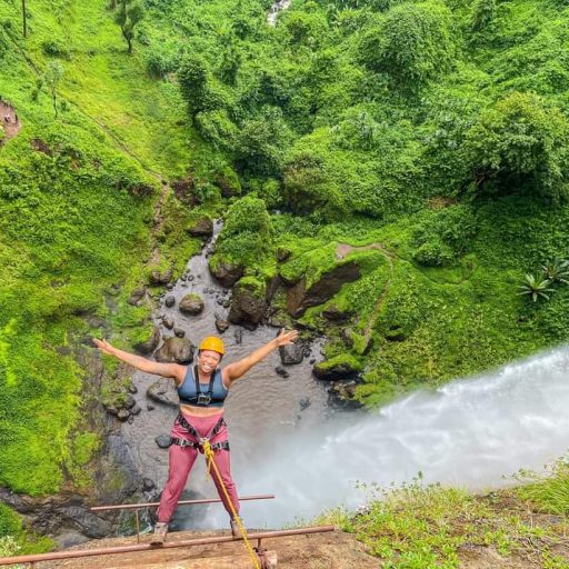 Abseiling Sipi Falls